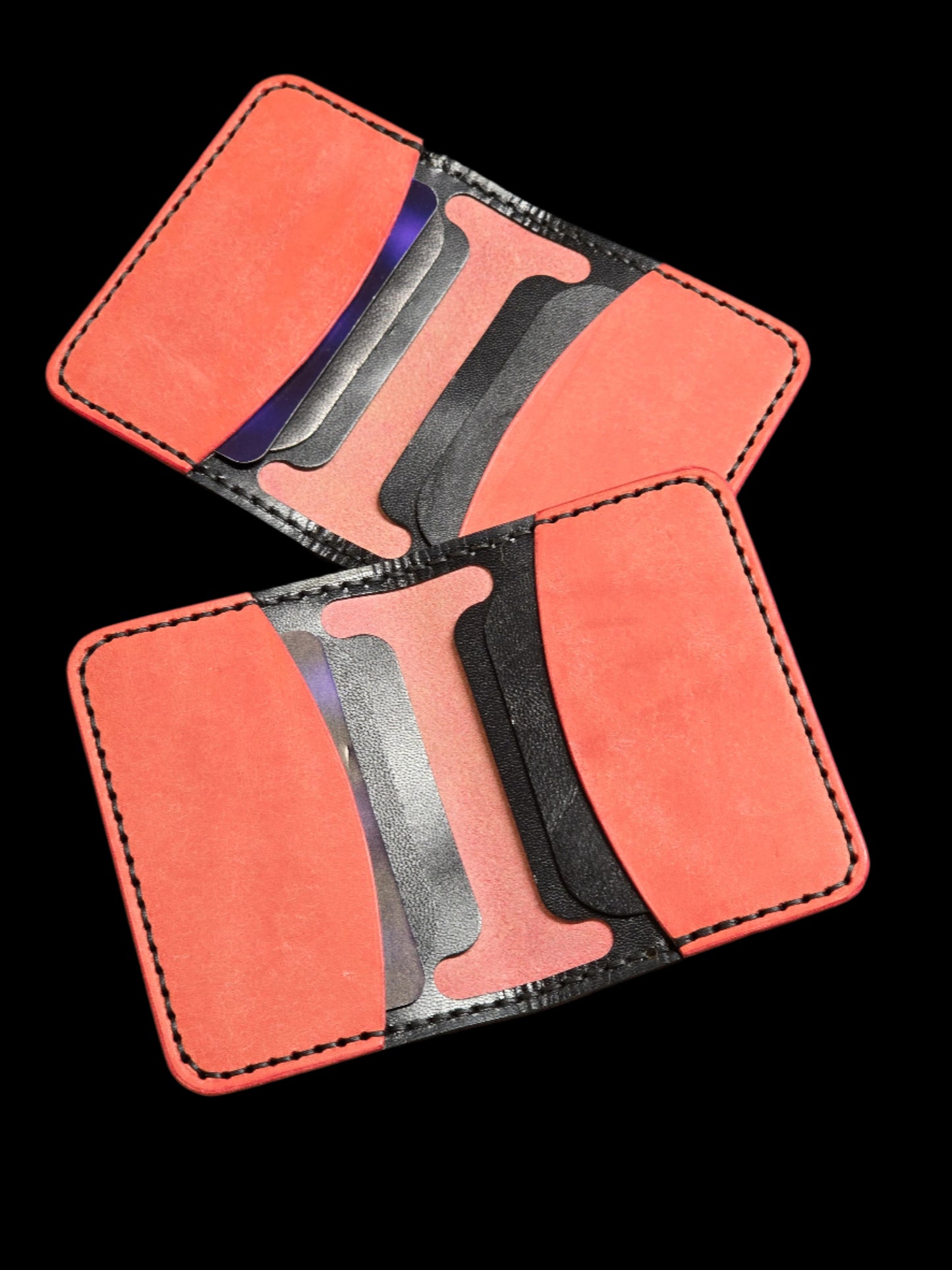 6-Pocket Combat Cardholder Italian Leather Wallet