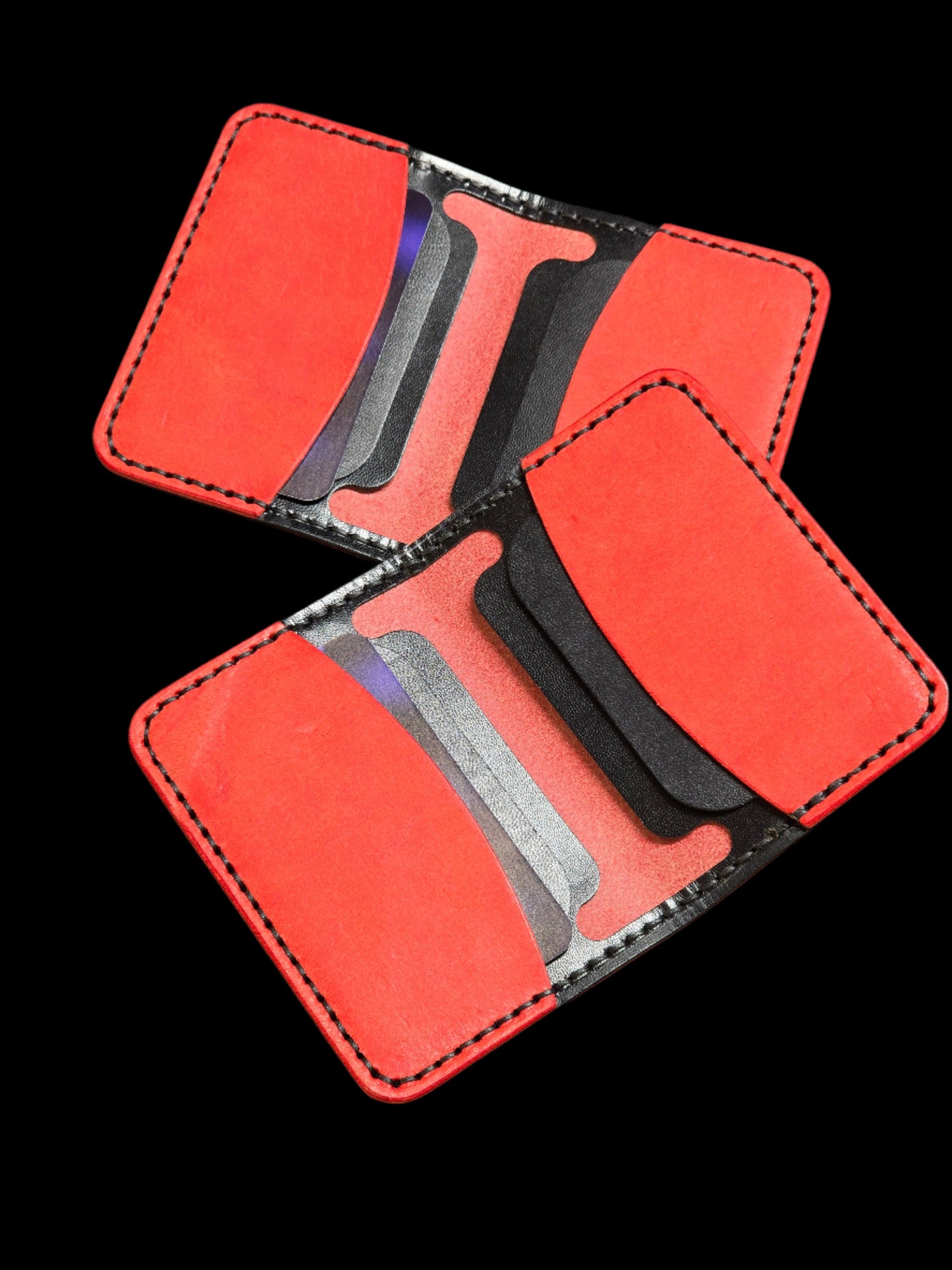 6-Pocket Combat Cardholder Italian Leather Wallet