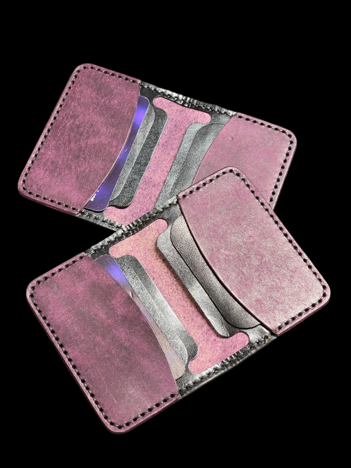 6-Pocket Combat Cardholder Italian Leather Wallet