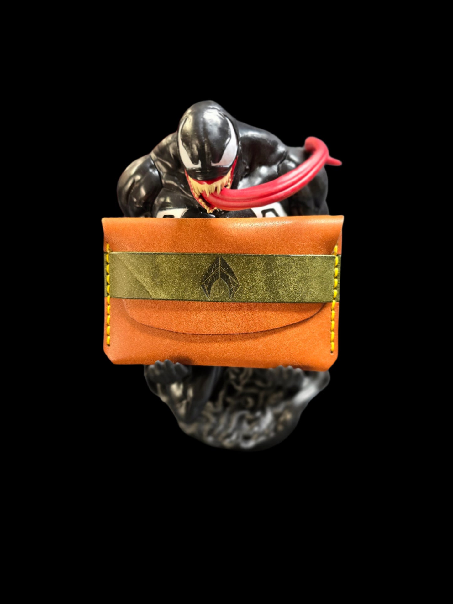 The Recon Pouch Italian Leather Wallet Superhero Edition