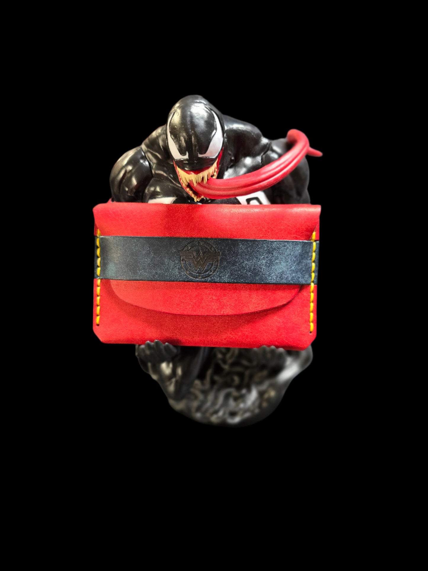 The Recon Pouch Italian Leather Wallet Superhero Edition