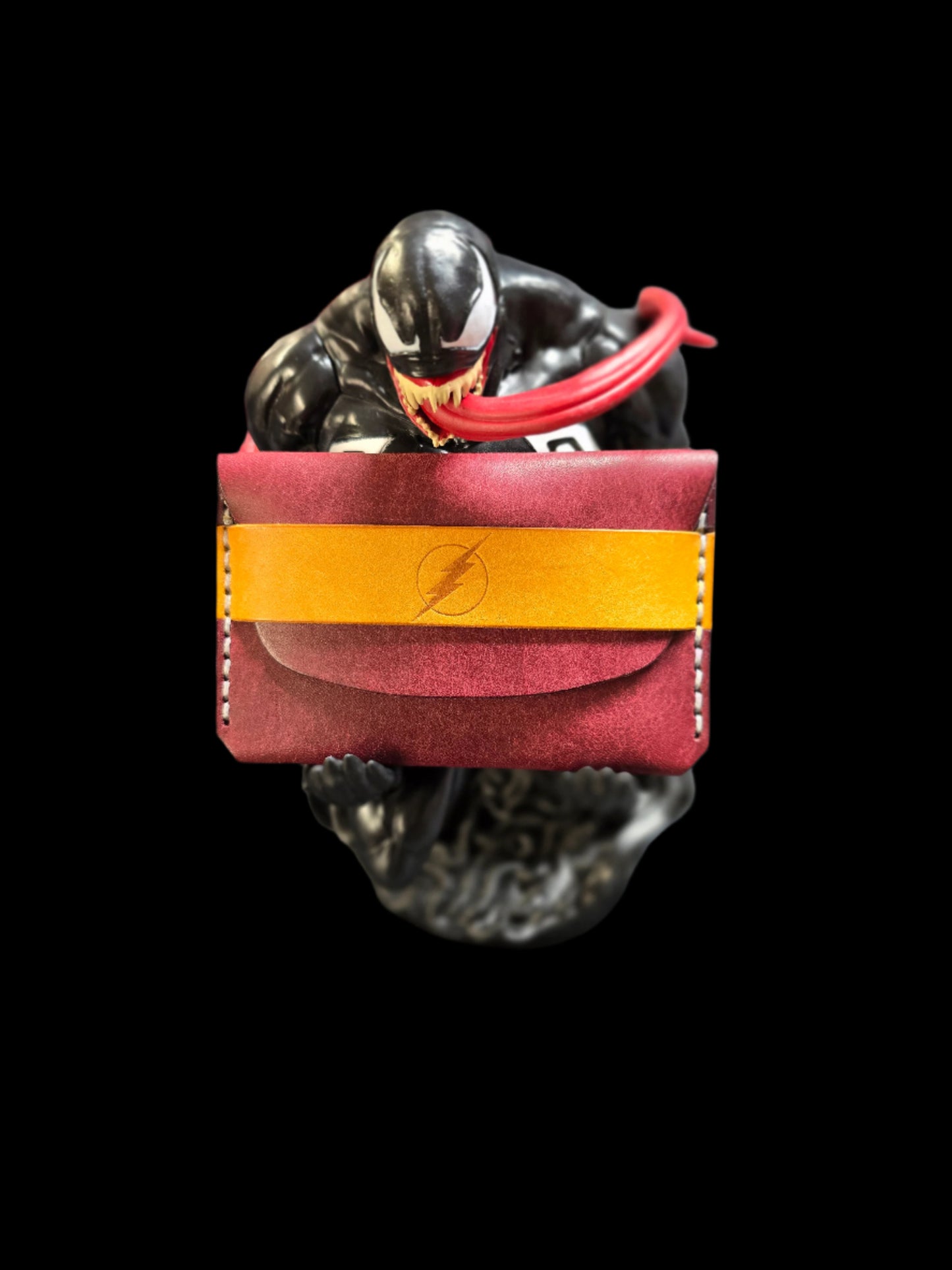 The Recon Pouch Italian Leather Wallet Superhero Edition