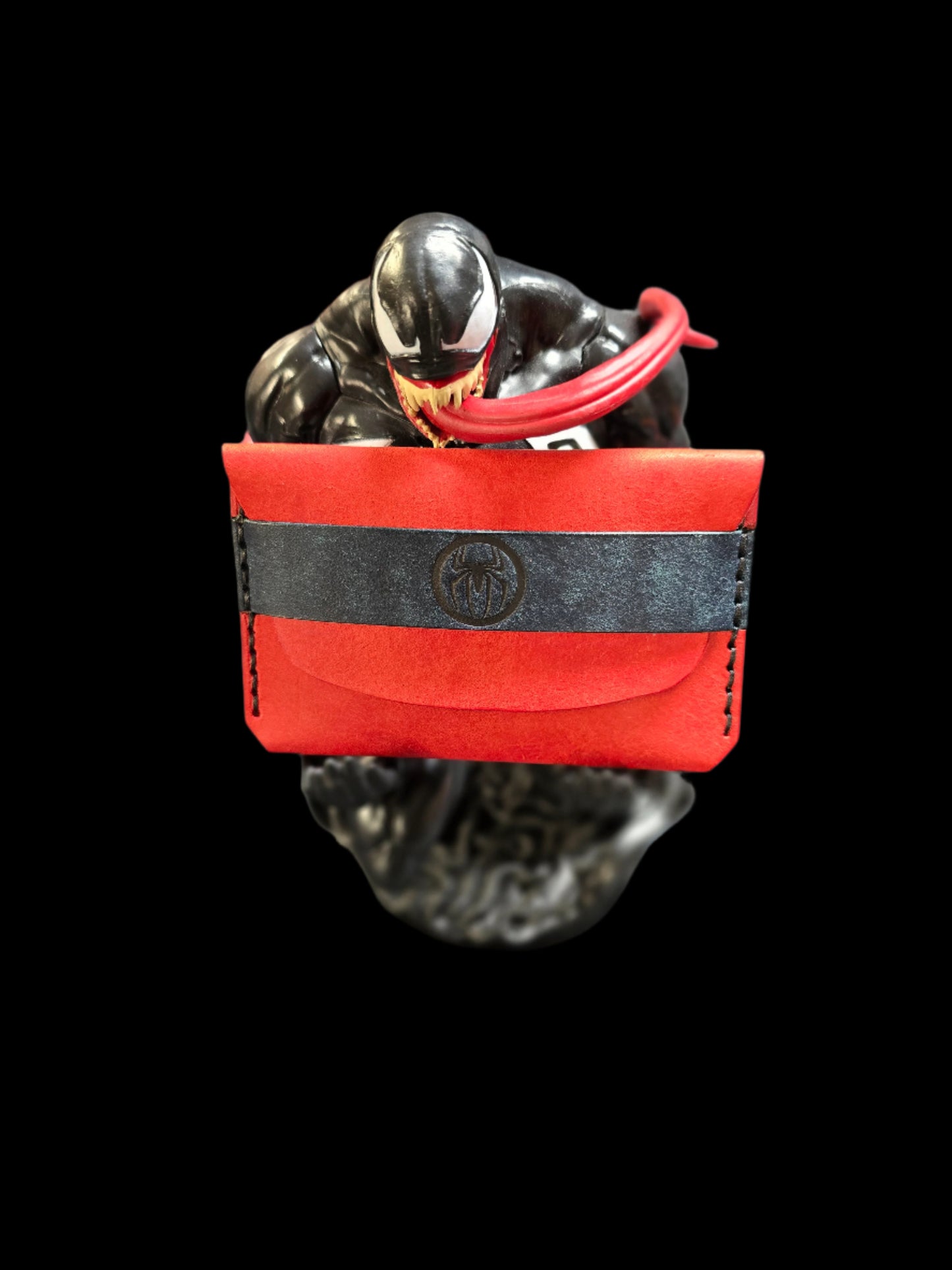 The Recon Pouch Italian Leather Wallet Superhero Edition