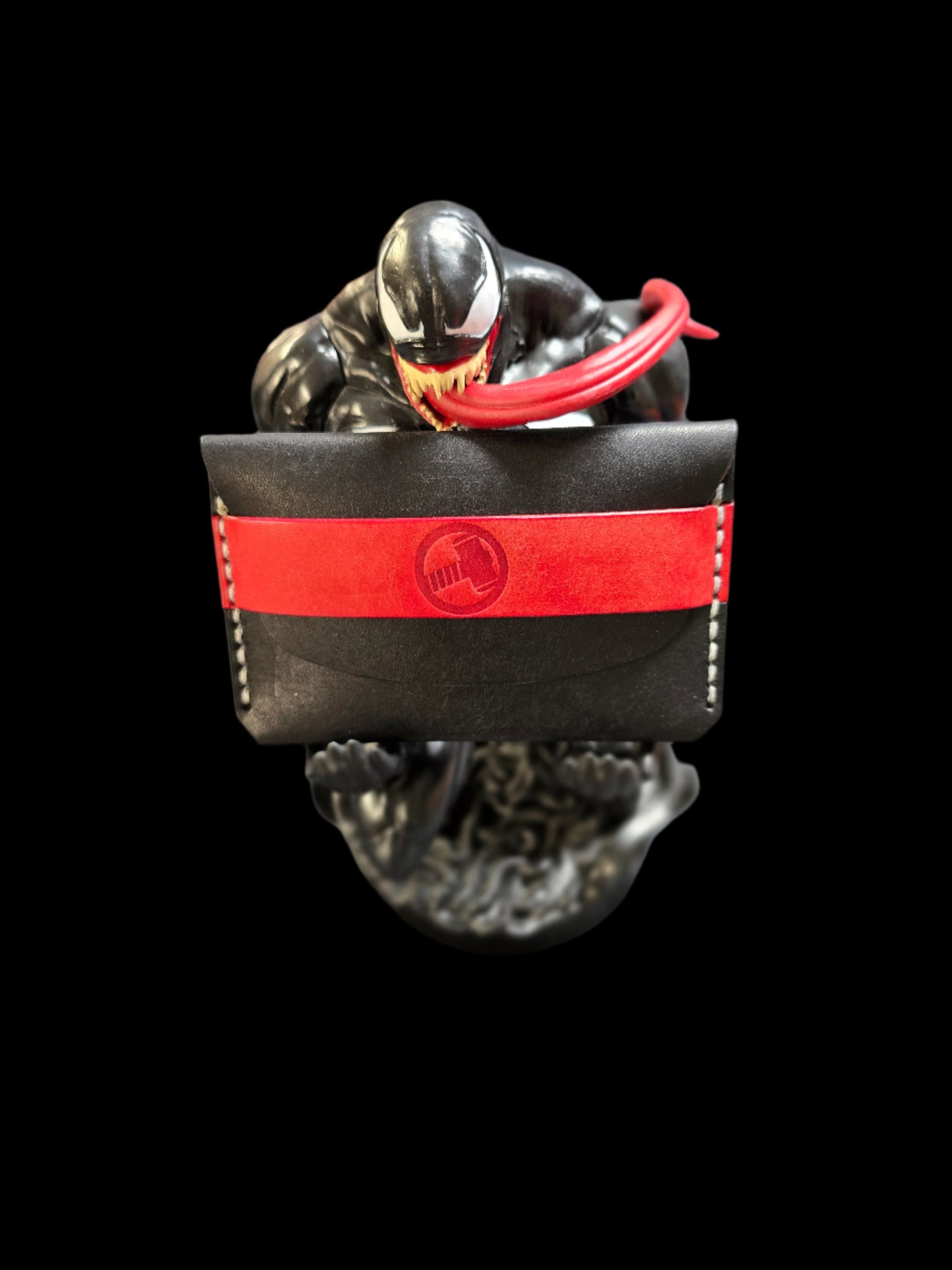 The Recon Pouch Italian Leather Wallet Superhero Edition