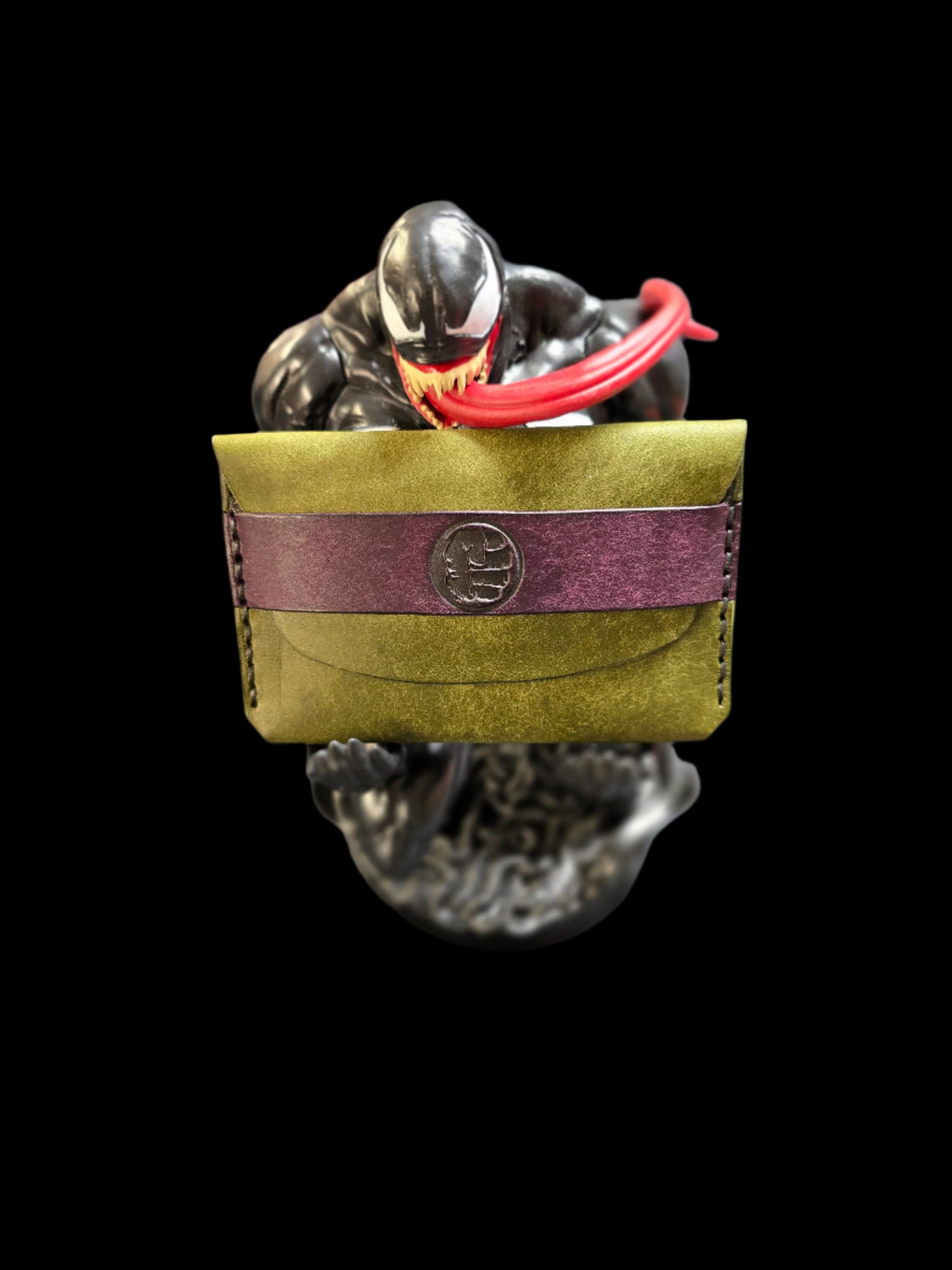 The Recon Pouch Italian Leather Wallet Superhero Edition