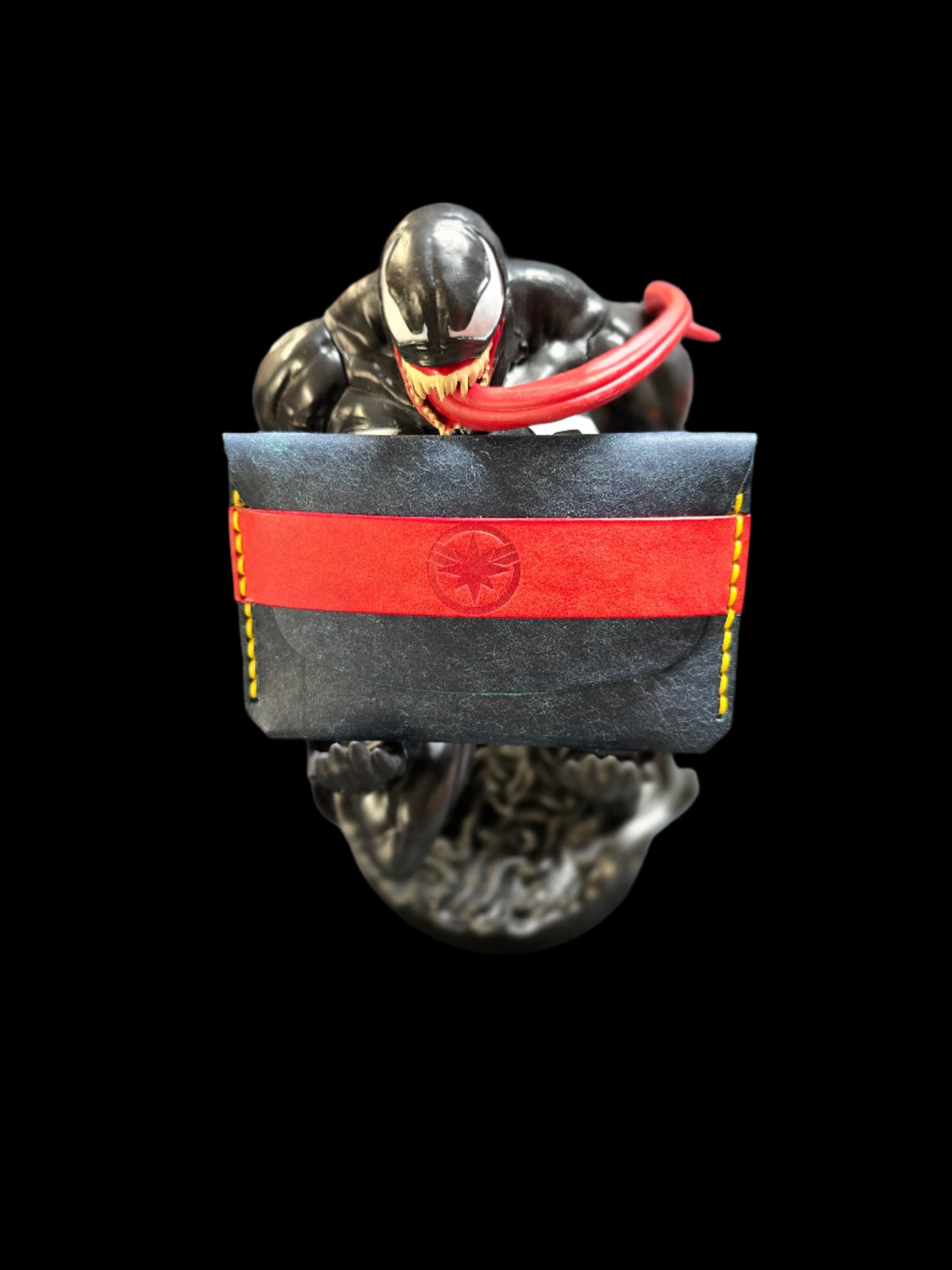 The Recon Pouch Italian Leather Wallet Superhero Edition