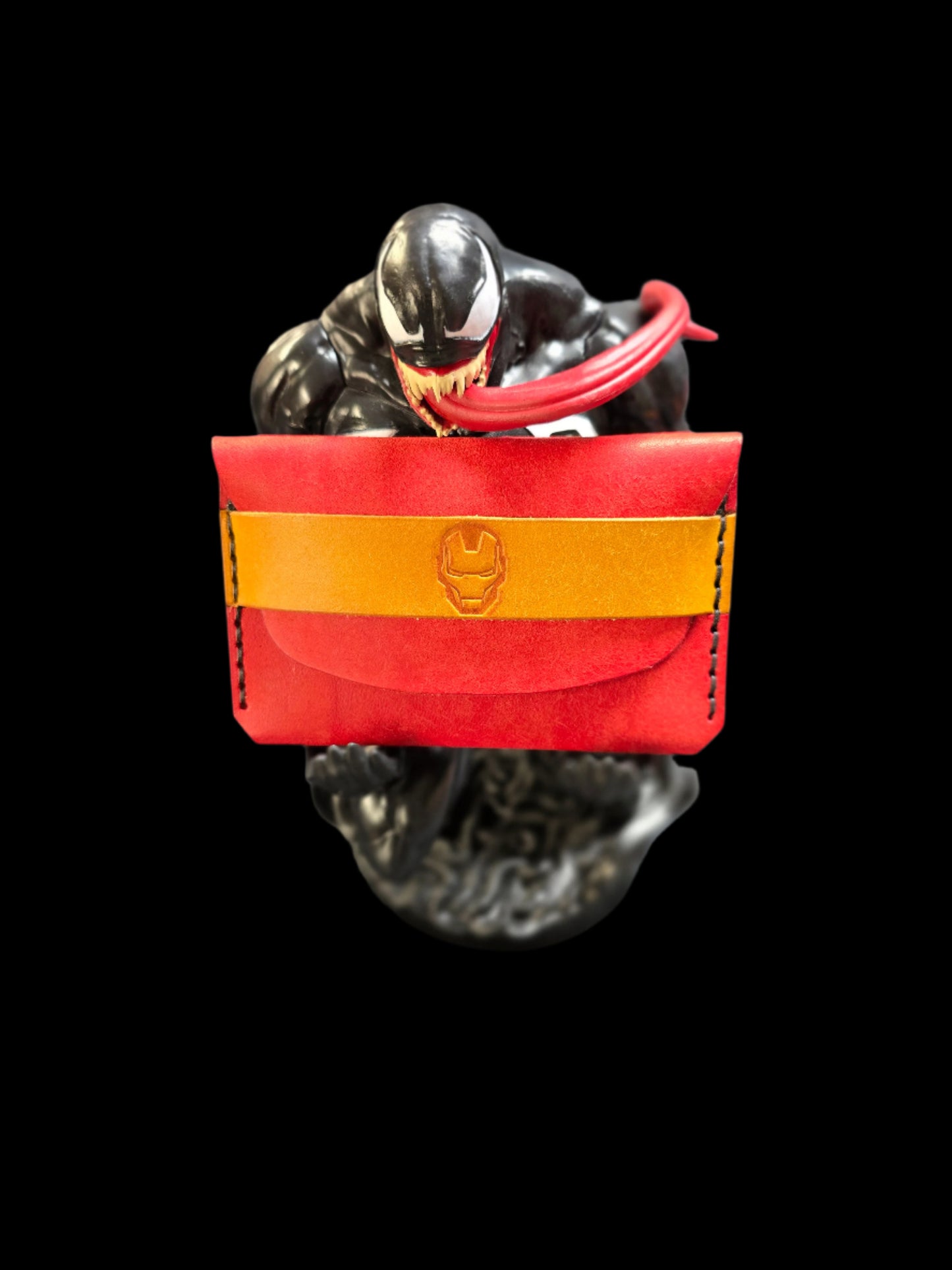 The Recon Pouch Italian Leather Wallet Superhero Edition