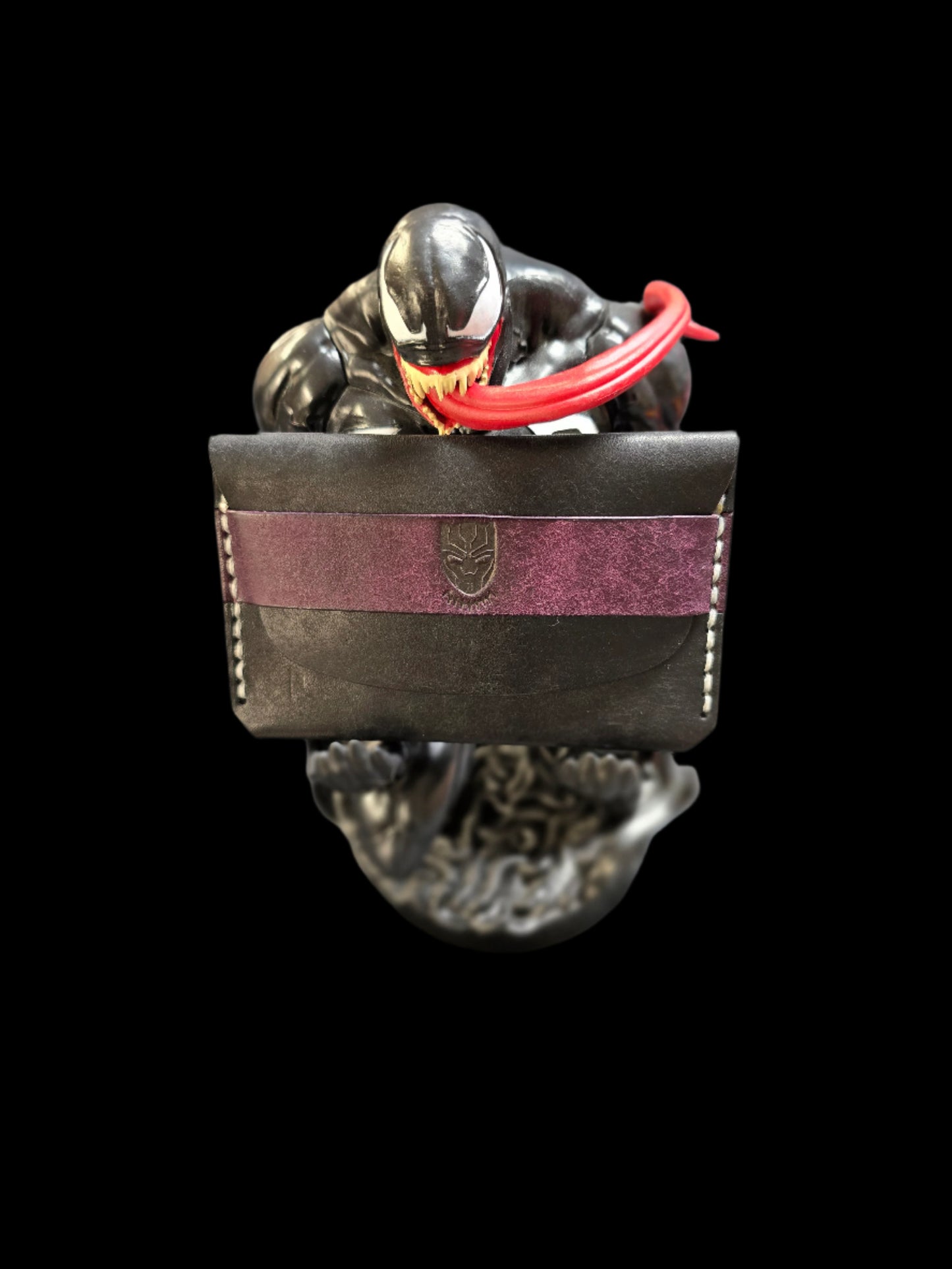 The Recon Pouch Italian Leather Wallet Superhero Edition